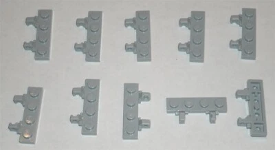 LEGO NEW 1x4 Light Bluish Grey Hinge Plate Two Stubs (10x) 4211840 Brick 44568