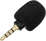 Yardwe Small Portable Wireless Noise Cancellation Microphone Recording Singing Laptop Microphone 3.5mm Plug High Sensitivity Condenser for Easy Recording Go