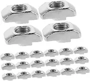 Zerodeko Universal -nut Set 50pcs M8 Sliding Slot Nuts Hammer Head Fasteners for t Track Rails