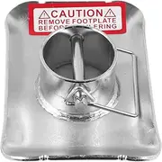 Trailer Jack Foot Pad with Base Detachable Jack Foot Plate for Frame Trailers Durable and Sturdy Support System for Boat Easy Hand Crank Operation for Quick Use