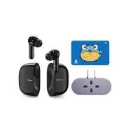 Timekettle M3 Language Translator Earbuds Online & Offline Translation with Zero-Type C for Android Phones Bundle - Black