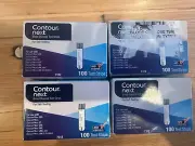 4 boxes of 100 count Contour Next Test Strips (400 ct.)