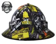 Custom Hydrographic Safety Hard Hat CONSTRUCTION PRO CHOICE WIDE BRIM