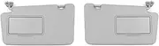 Compatible for Renault Koleos 2008 2009 2010 2011 2012 2013-2016 Front Car Sun Visor Sunvisor Wth Makeup Mirror Light 96401JY65A 964005494R(1 Pair)