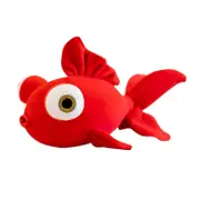 Fish Plush Toy Colored Goldfish Doll Plushies Companion Sleep Pillow Stuffed Aquarium Animal Doll Throw Pillow Red S