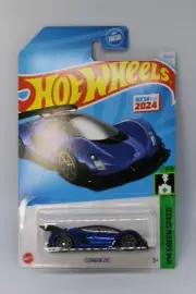 2024 Hot Wheels Czinger 21C Blue #13 13/250 - 2024 HW Green Speed B CASE MOC NIP