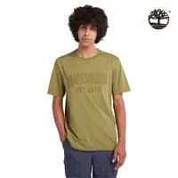 在飛比找PChome24h購物優惠-Timberland 男款橄欖綠水洗短袖T恤|A6QVVV4