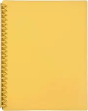 Marbig (R) Refillable 20 Pocket A4 Display Book Yellow