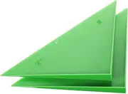 HANABASS 2pcs Table Side Cushion: Triangle Corner Protector Foosball Pool Table Triangle Cover Tables Corner Protector