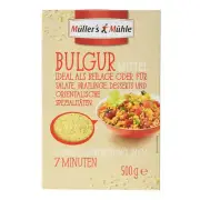 Müller's Mühle Bulgur Medium Ideal Side Dish Fast Preparation 500g