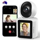 TMEZON Wireless Security Camera Two Way Audio Call with 2.8'' Monitor Free APP