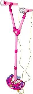 Kisangel Portable Karaoke Machine with Microphone Stand Mini Karaoke for Fun Singing for Boys for Early Music Education and Family Celebrations