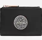 MIMCO Black Wallet Fold Bliss Petite BNWT Rose Gold Hardware Dust Bag New