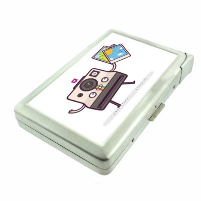Screen Shot Em1 Cigarette Case with Built in Lighter Metal Wallet