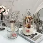 360° Rotating Cosmetic Tools Organizer Desktop Cosmetics Shelf Vanity Bathroom