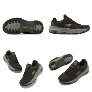 【SKECHERS】戶外鞋 Go Walk Arch Fit Outdoor 防潑水 男鞋 棕 健行 足弓支撐(216463DKBR)