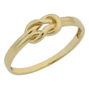 14k Yellow Gold Love Knot Ring