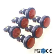 6pcs 46mm LED Lighted Bulb Big Button for DIY Arcade Machine Games Jamma Part