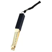Door- Measuring Tool, 1-15mm Fire Door- Gauge Checker, Feeler Gauges for Engineering Inspection Measurement Black Gold