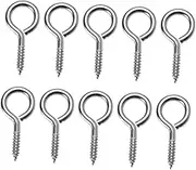 TEHAUX Jewelry Making Set 25pcs Screw Eye Bail Pin Small Screw Eye Threaded Hooks DIY Craft