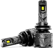 NIGHTEYE H4 Fog Light Bulbs - 25000LM 6500K Cool White, 120W Super Bright, Plug and Play, Fan Cooling, Pack of 2
