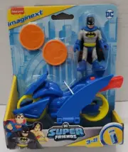 Imaginext Batcycle & Batman figure set (DC Super Friends) NEW