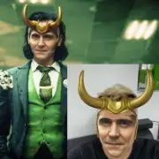 Loki Crown Horns PVC Cosplay Headgear Mask Helmet Halloween Party Costume Props