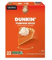 44 Dunkin Donuts Pumpkin Spice K-Cup Pods 22-Per Box. 2 Boxes 44 K-cups Total