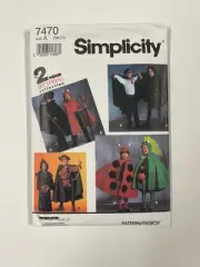 Simplicity 7470 Halloween Costumes Sewing Pattern - Uncut