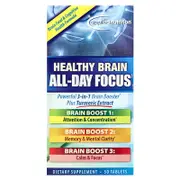 Applied Nutrition, Healthy Brain All-Day Focus®, 50 Tablets