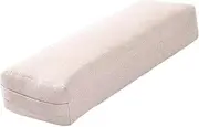 Yoga Bolster Removable Cover Pillow Yoga Accessories Cushion with Carry Handle for Beginners