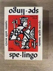 Spe-Lingo Game Rummy with Words International Game 1969