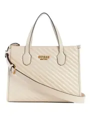 [Guess] Silvana 2 Comp Tote Bag in Bone