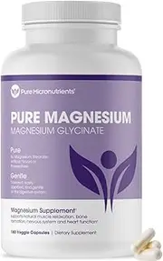 Magnesium Glycinate Supplement (Chelated) 200mg, 180 Count