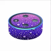 Skin Decal for Amazon Echo Dot 2 (2nd generation) / waterdrops on purple