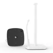 BATHDANCE Paper Towel Holder Countertop White Paper Towel Dispenser Standing ...