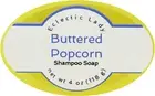 Buttered Popcorn Shampoo Soap Bar By Eclectic Lady, 4 oz Bar