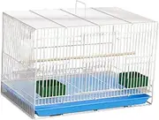 Generic Bird Carrier for Travel with Handle for Cockatiels and Conures, White
