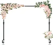 Telescopic over the Table Top Rod Stand with Clamps 70'' Tall 94" Length Adjusta