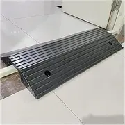 Wheelchair Ramp for Doorways|Portable Rubber Bridge Threshold with Supporting Frame/Non-Slip Surface, 2-3inch Rise Ramp for Home/Supermarkets/Factories/Warehouses/Schools Driveways Use