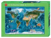 Heye Satellite Map 2000 Piece Puzzle