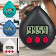 Blue Digital Shower Timer Energy Saver Waterproof Bathroom Alarm Meter