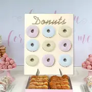 Wooden Donut Wall Stand