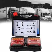 Wireless Magnetic Trailer Lights Kit,2025 New Magnetic Wireless Tail Lights for Trailer, 30m Wireless Control,Multifunctional Rear Brake Turn Indicator Truck Lamp,Rechargeable Universal (AU)