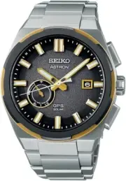 Seiko Astron SBXD026 Mens Watch Nexter GPS Titanium Radio Solar Black Dial New