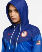 Nike Team USA Olympic Windrunner Woven Jacket Womens Size M L CQ7263 451 $130