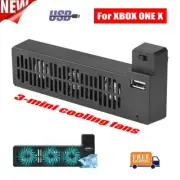 3-Fan Mini External Cooling Fan USB Cooler System for X Game Console SS
