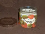 Partylite Persimmon Cider 3-wick Jar Candle -- RETIRED