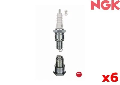 NGK Spark Plug FOR Renault Fuego 80-85 1.6 TS/GTS (1362) Coupe BP6ES x6