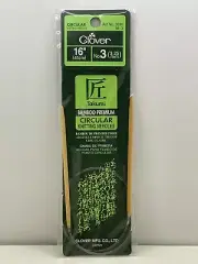 Clover Takumi Bamboo Circular Knitting Needles 16" Size 3